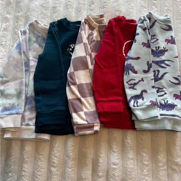 Cat & Jack Other - Cat & Jack Girls Sweatshirt Bundle — Size XS (4/5)